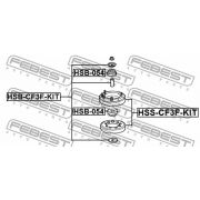 Слика 2 на дистанционна тръба, амортисьор FEBEST HSB-CF3F-KIT