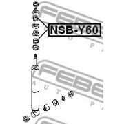 Слика 2 на дистанционна тръба, амортисьор FEBEST NSB-Y60