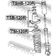 Слика 2 $на Дистанционна тръба, амортисьор FEBEST TSB-120R