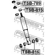 Слика 2 $на Дистанционна тръба, амортисьор FEBEST TSB-816