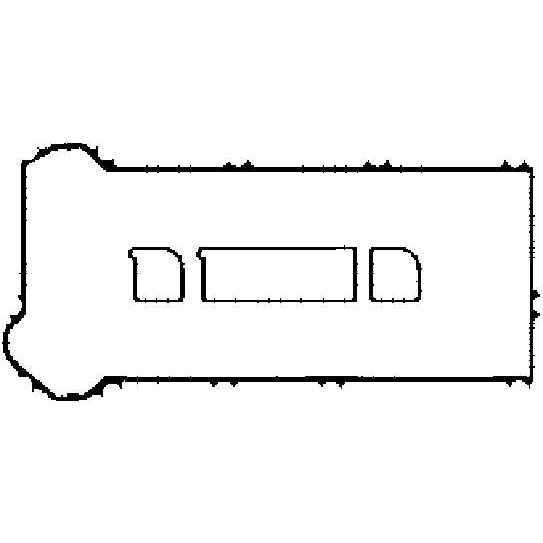 Слика на дихтунг, капак на цилиндарска глава CORTECO 026580P за Ford Focus 2 Station Wagon (daw) 2.0 - 145 коњи бензин