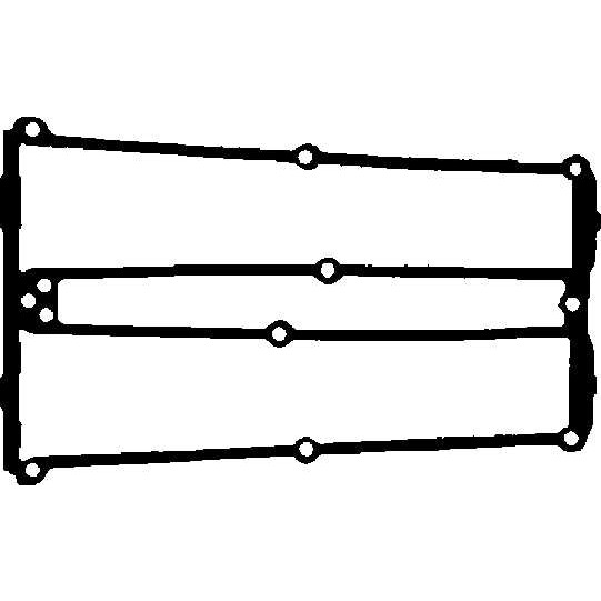 Слика на дихтунг, капак на цилиндарска глава CORTECO 440002P за Ford Mondeo 2 Saloon (BFP) 1.6 i 16V - 95 коњи бензин