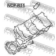 Слика 2 на дихтунг, капак на цилиндарска глава FEBEST NCP-R51