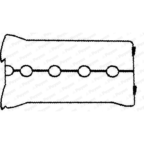 Слика на дихтунг, капак на цилиндарска глава PAYEN JM5303 за Daewoo Kalos Hatchback 1.4 16V - 94 коњи бензин