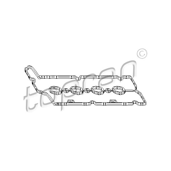 Слика на дихтунг, капак на цилиндарска глава TOPRAN 207 621 за Opel Astra H Hatchback 1.8 - 140 коњи бензин