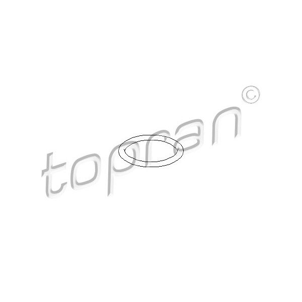 Слика на дихтунг, капачка на отвор за полнење на масло TOPRAN 207 217 за Opel Adam 1.2 - 69 коњи бензин
