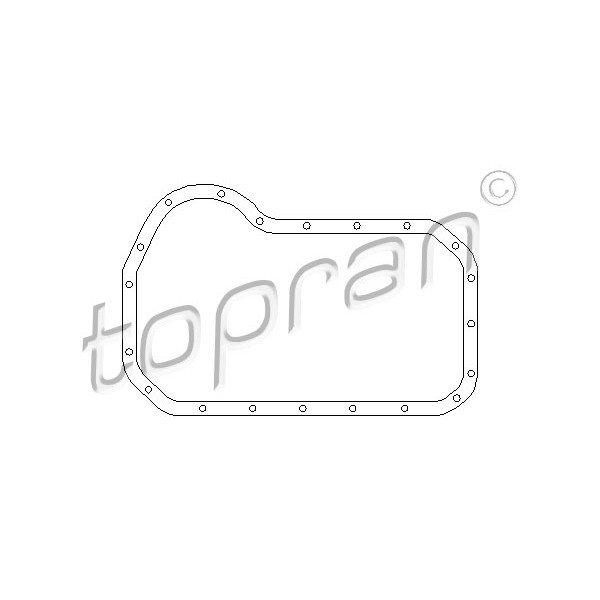 Слика на Дихтунг за картер TOPRAN 100 293 за Seat Toledo (1L) 1.8 i - 88 коњи бензин