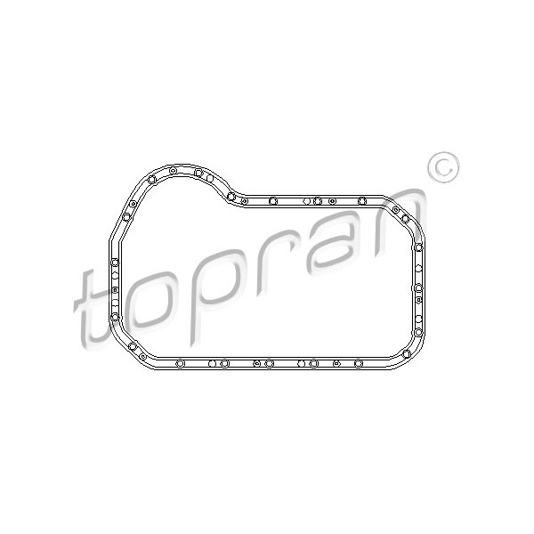 Слика на Дихтунг за картер TOPRAN 105 752 за Audi A4 Avant (8D5, B5) 1.9 TDI - 110 коњи дизел