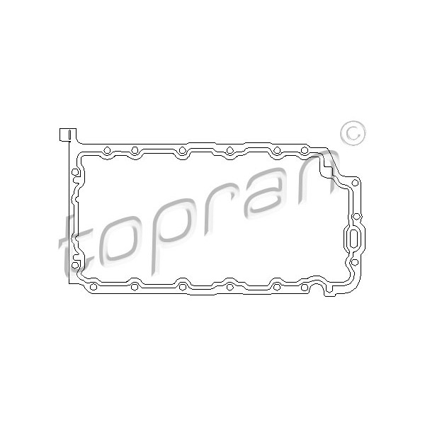 Слика на Дихтунг за картер TOPRAN 205 600
