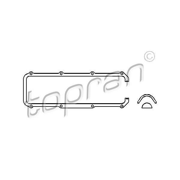 Слика на дихтунг капак на вентили TOPRAN 100 233 за Audi 80 Sedan (89, 89Q, 8A, B3) 2.0 E - 113 коњи бензин