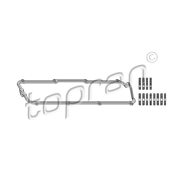 Слика на дихтунг капак на вентили TOPRAN 107 144 за VW Transporter T3 Platform 1.6 D - 50 коњи дизел