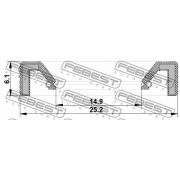 Слика 2 на дихтунзи, рачен менувач FEBEST 95KAY-16250609X