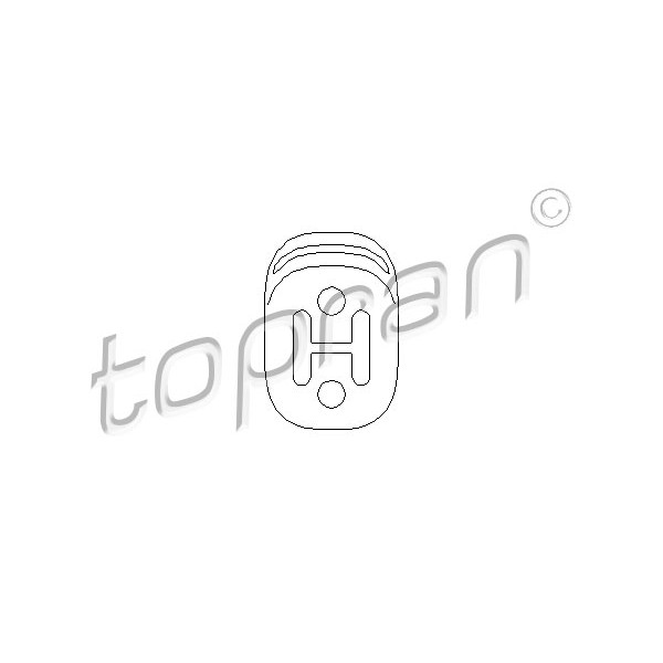 Слика на држач, лонец TOPRAN 109 063 за Audi A4 Sedan (8E2, B6) 1.9 TDI - 130 коњи дизел