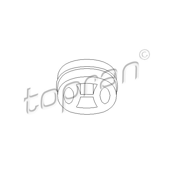 Слика на држач, лонец TOPRAN 201 717 за Opel Astra F Convertible 1.4 Si - 82 коњи бензин
