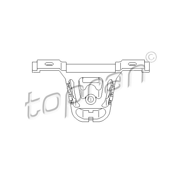 Слика на држач, лонец TOPRAN 500 176 за BMW 3 Touring E46 320 i - 170 коњи бензин