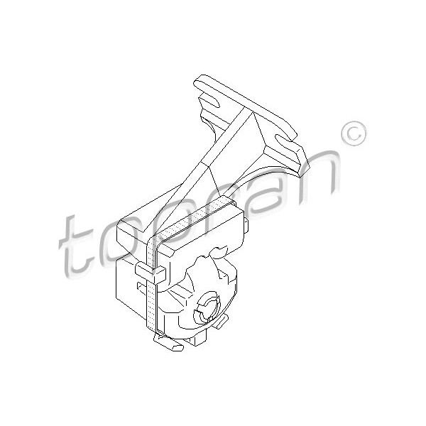 Слика на држач, лонец TOPRAN 721 953 за Citroen C4 Coupe LA 1.6 HDi - 109 коњи дизел