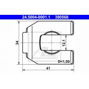 Слика 1 $на Држач, сопирчко црево ATE 24.5004-0001.1