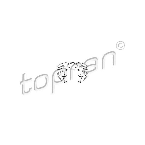 Слика на држач, сопирчко црево TOPRAN 108 718 за VW Caddy 2 Estate (9K9B) 1.6 - 75 коњи бензин