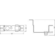 Слика 2 на држач, фар за магла OSRAM LEDriving Mounting Bracket LEDFOG101-NIS-M