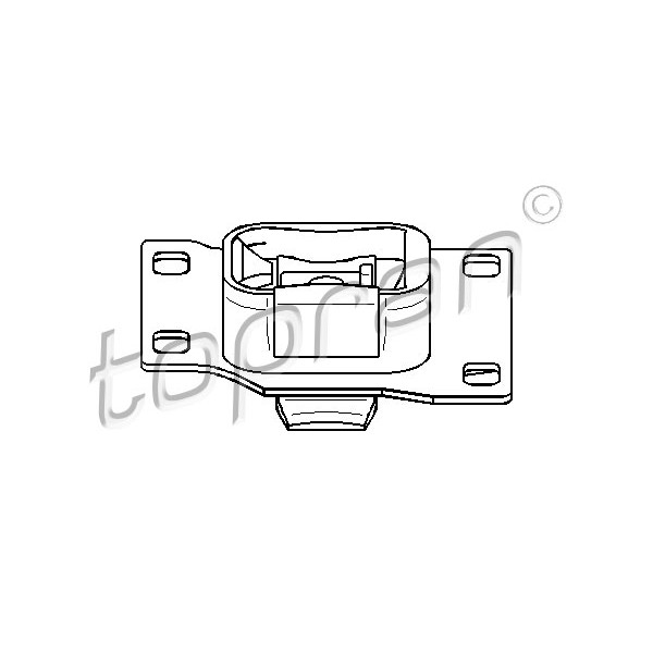 Слика на држач за менувач TOPRAN 301 806 за Ford Focus (daw,dbw) 2.0 16V - 131 коњи бензин