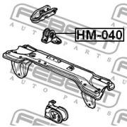 Слика 2 на држач за мотор FEBEST HM-040