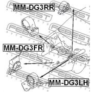 Слика 2 на држач за мотор FEBEST MM-DG3RR