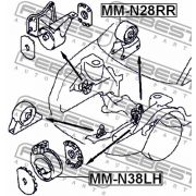 Слика 2 на држач за мотор FEBEST MM-N38LH