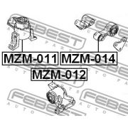 Слика 2 на држач за мотор FEBEST MZM-014