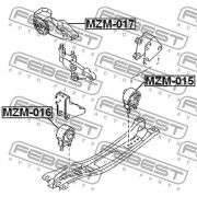 Слика 2 на држач за мотор FEBEST MZM-016