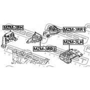 Слика 2 на држач за мотор FEBEST MZM-3LH