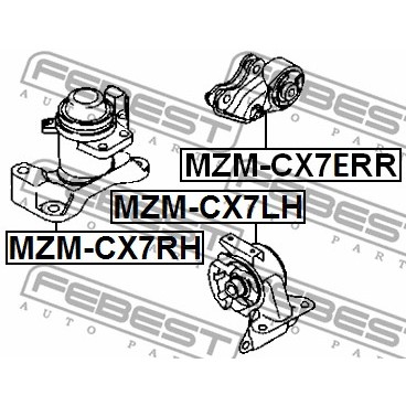 Слика на Држач за мотор FEBEST MZM-CX7ERR