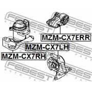 Слика 1 на држач за мотор FEBEST MZM-CX7ERR