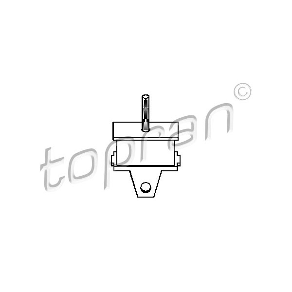 Слика на држач за мотор TOPRAN 101 549 за VW Transporter T3 Box 1.6 - 50 коњи бензин