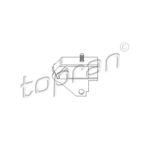 Слика на држач за мотор TOPRAN 101 550 за VW Transporter T3 Box 1.6 - 50 коњи бензин