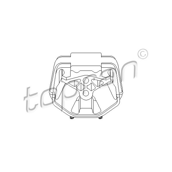 Слика на држач за мотор TOPRAN 201 352 за Opel Calibra A 2.0 i 16V - 136 коњи бензин