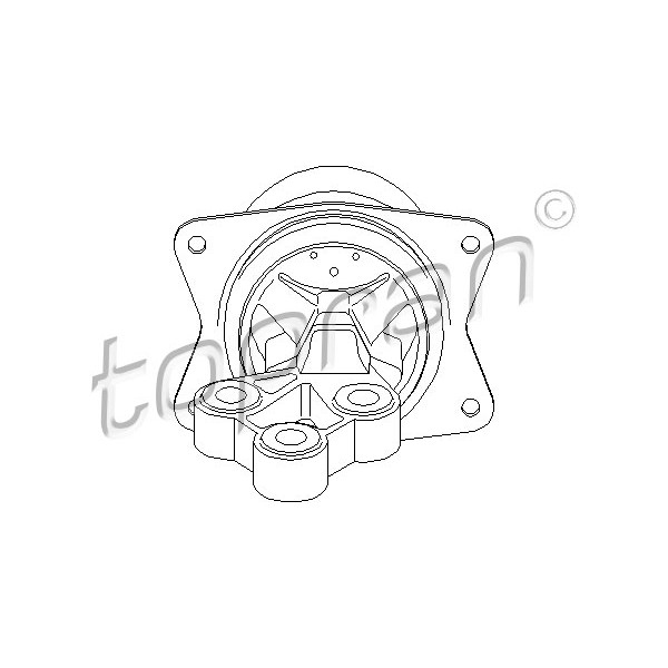 Слика на Држач за мотор TOPRAN 206 575