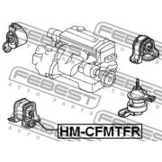 Слика 2 $на Држач на мотор FEBEST HM-CFMTFR