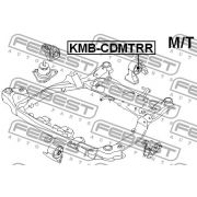 Слика 2 на Држач на мотор FEBEST KMB-CDMTRR