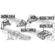 Слика 2 на Држач на мотор FEBEST MZM-5RH