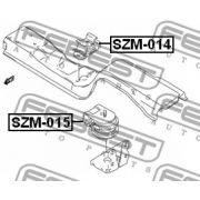 Слика 2 на Држач на мотор FEBEST SZM-015