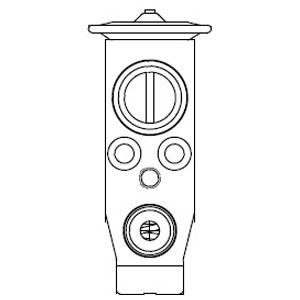 Слика на експанзион вентил, клима уред DELPHI CB1003V за Skoda Superb Estate (3V5) 1.5 TSI - 150 коњи бензин