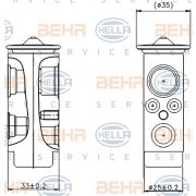 Слика 1 на експанзион вентил, клима уред HELLA 8UW 351 004-264