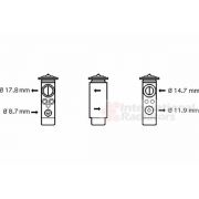 Слика 1 $на Експанзион вентил, клима уред VAN WEZEL 06001171