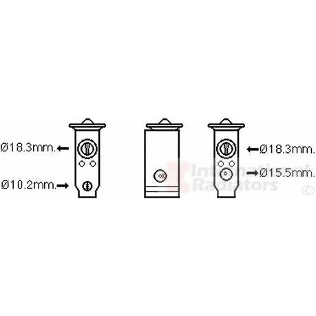 Слика на Експанзион вентил, клима уред VAN WEZEL 32001250