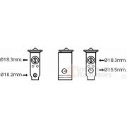 Слика 1 $на Експанзион вентил, клима уред VAN WEZEL 32001250