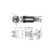 Слика 1 $на Електромагнетен приклучувач, стартер ERA 227249