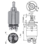 Слика 1 на електромагнетен приклучувач, стартер MAGNETI MARELLI 940113050262