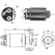 Слика 1 $на Електромагнетен приклучувач, стартер MAGNETI MARELLI 940113050446