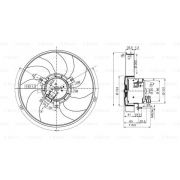 Слика 5 на електромотор, вентилатор за ладник BOSCH 9 130 451 136