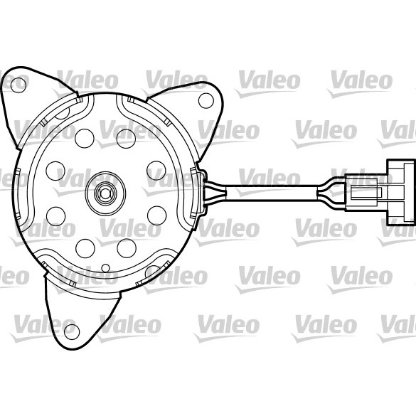 Слика на електромотор, вентилатор за ладник VALEO 698669 за Rover 45 Saloon (RT) 1.8 - 117 коњи бензин